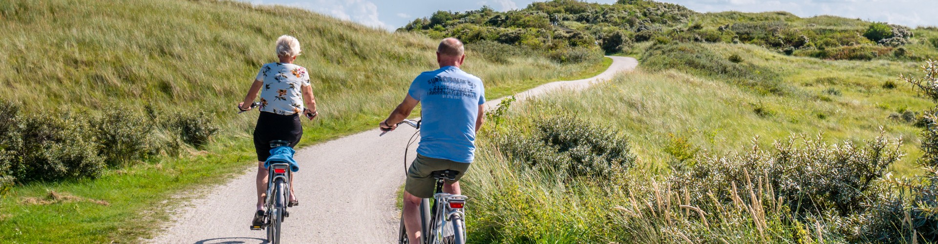 fietsen in de duinen - Zuiderduin