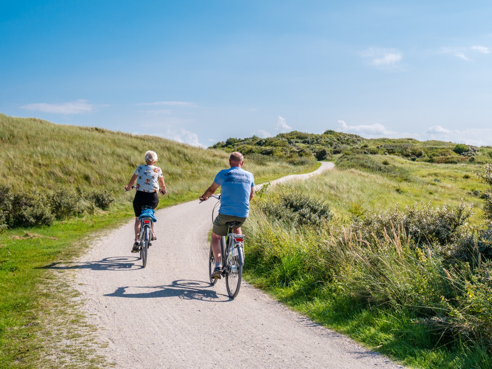 fietsen in de duinen - Zuiderduin