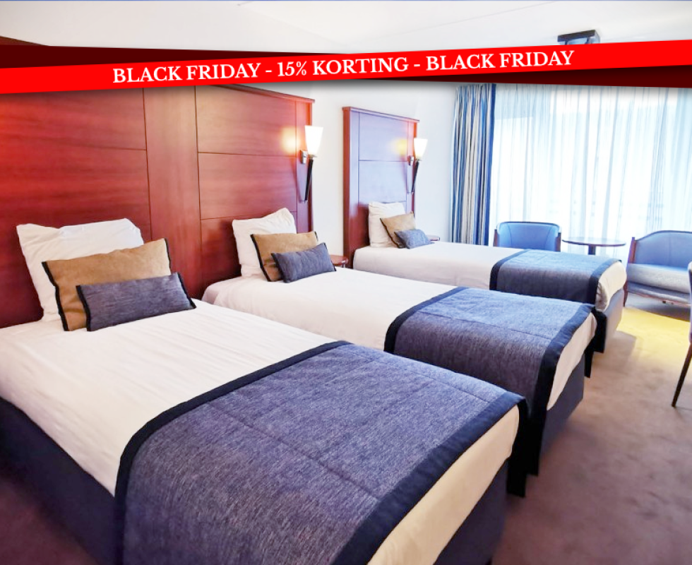 black friday driepersoons 15%